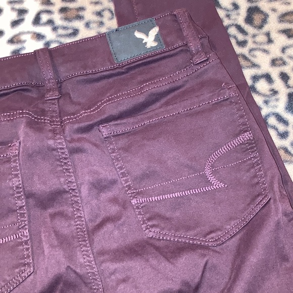 2 for $35 AMERICAN EAGLE Pants Women’s Size 00 Short AE HI-RISE JEGGINGS Sateen - Picture 7 of 11